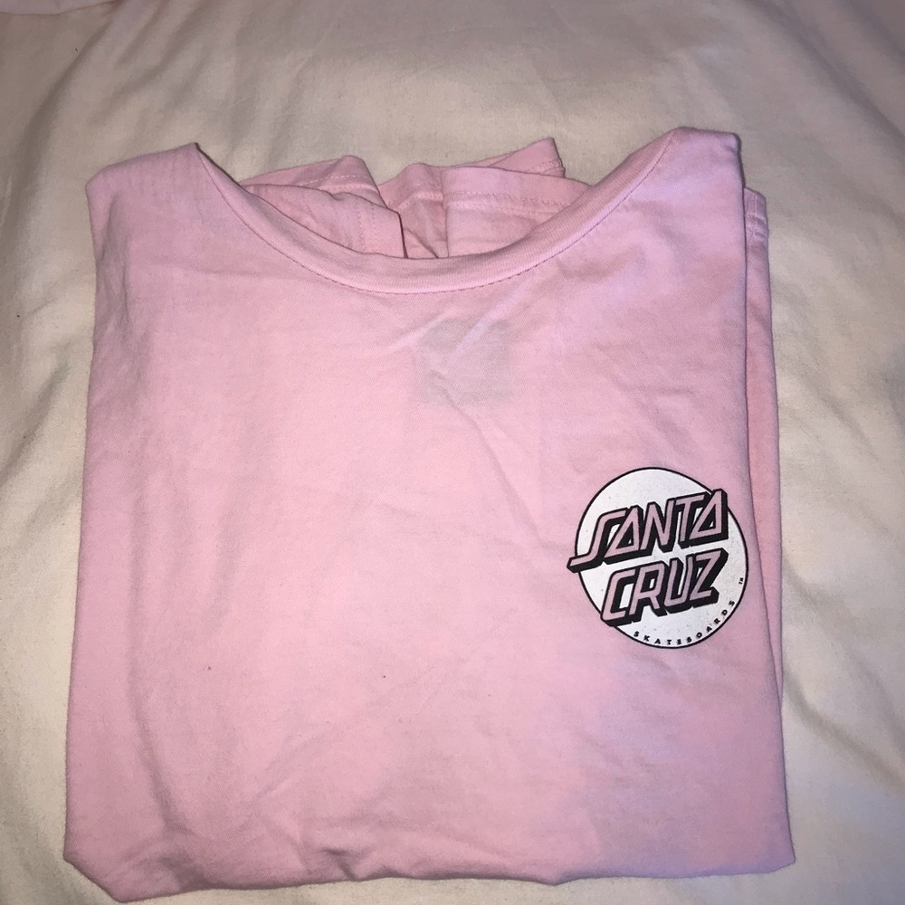 Santa Cruz pink tee!!